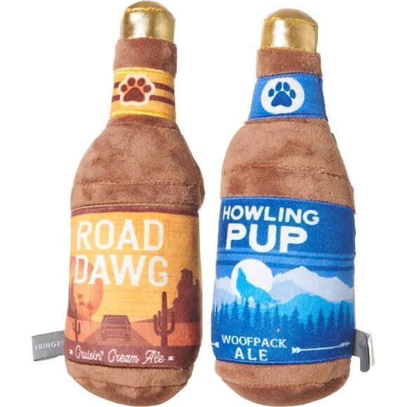 Fringe Howling Pup and Road Dawg Beer  Toys  T34 - Picture 1 of 1